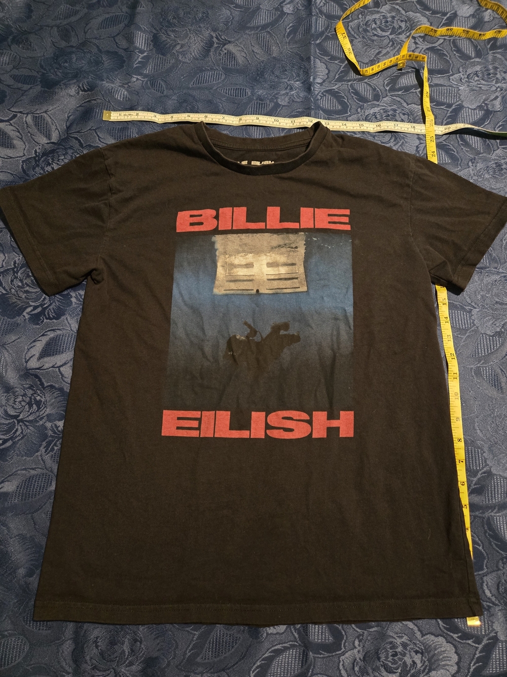 Black Billie Eilish Graphic Short-Sleeve Tee